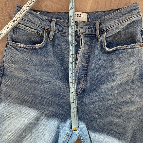 AGOLDE Riley high rise straight leg jeans size 25 - Picture 5 of 6